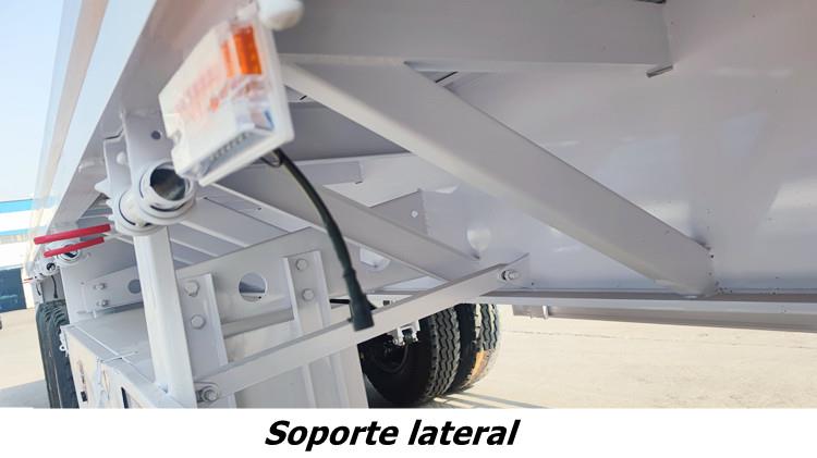 Remolque plataforma de 40 pies 3 ejes trailer precio en Dominican