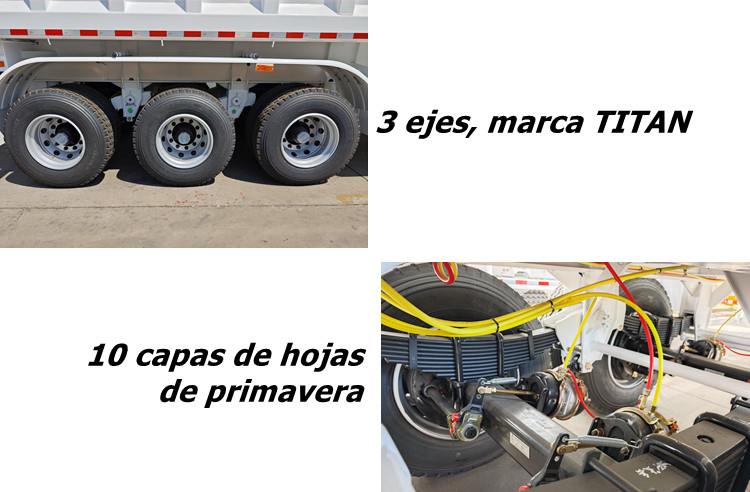 Semirremolque basculante bañera cereal benalu 3 ejes nuevos en Guatemala