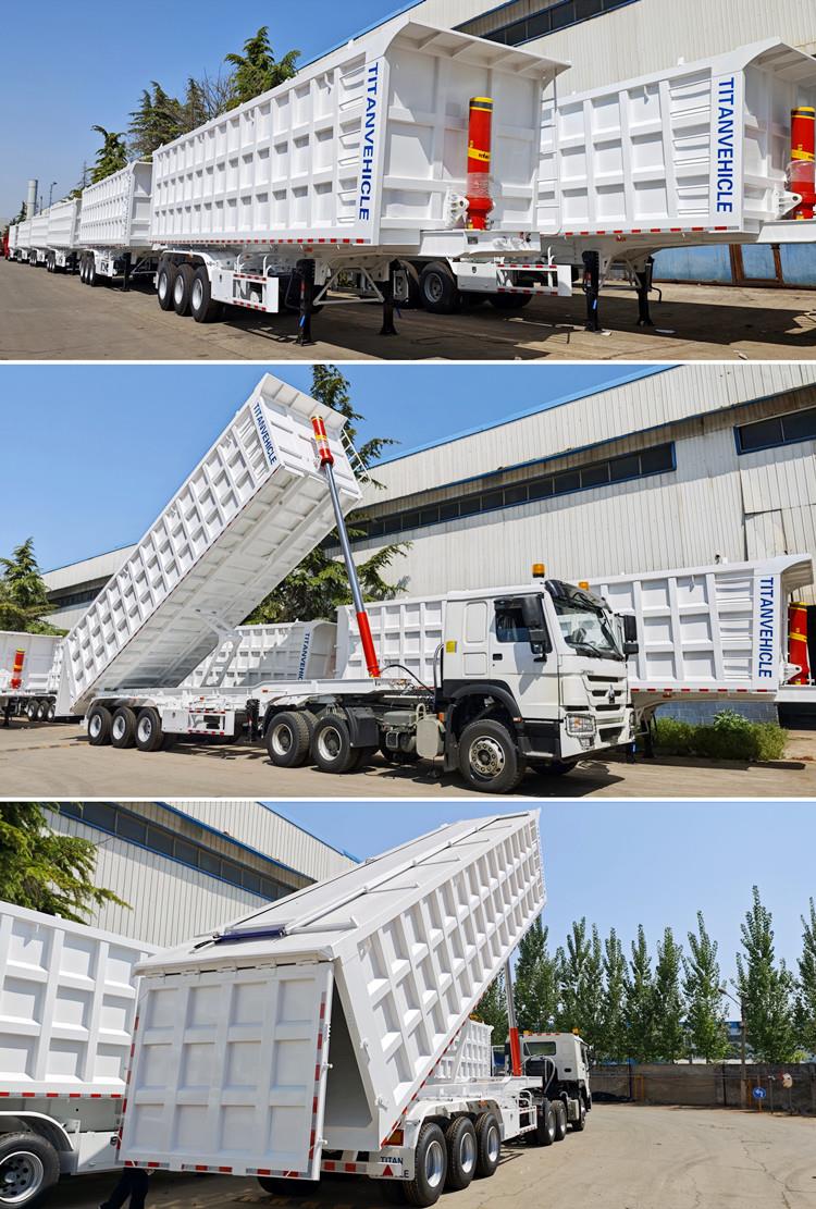 Semirremolque basculante bañera cereal benalu 3 ejes nuevos en Guatemala