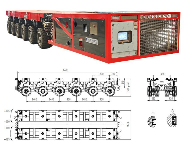 SPMT Scheuerle - Transportador modular autopropulsado