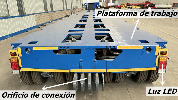 Modular goldhofer SPMT remolque autopropulsado