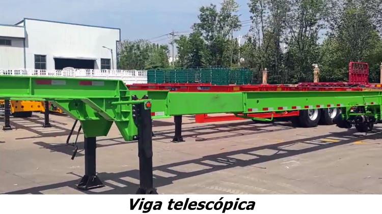 Venta de semirremolque portacontenedores extensible