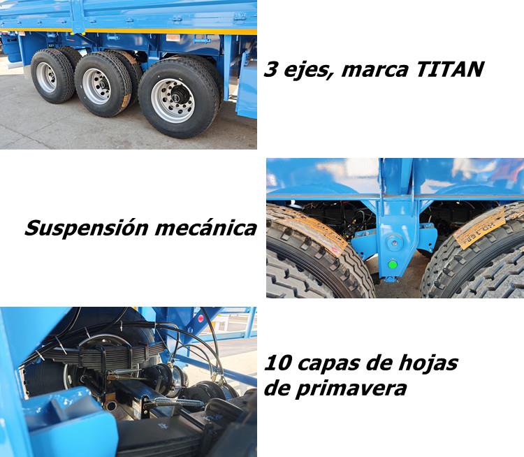 Semirremolque tipo jaula ganadera vaquera en venta