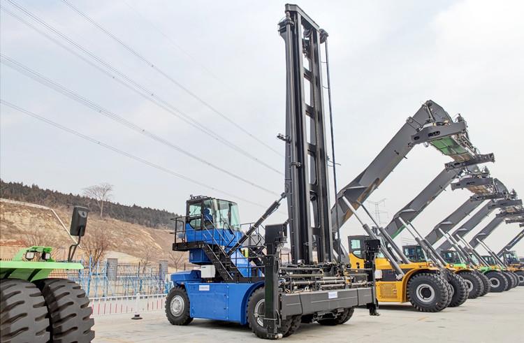 Manipulador de carretilla elevadora para contenedores