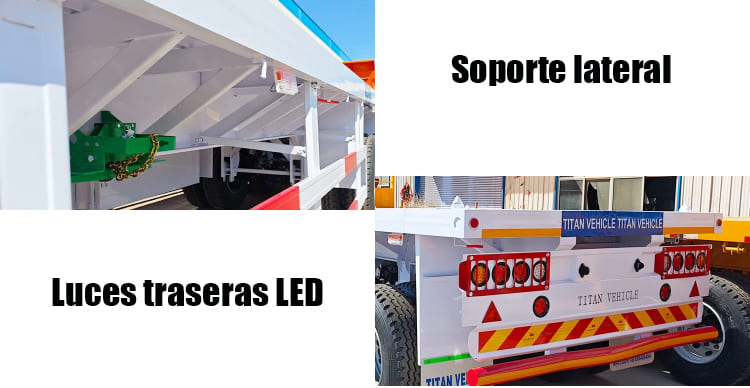Semirremolque Plataforma 40 Pies 3/Tres Ejes Para Trailer en Mexico