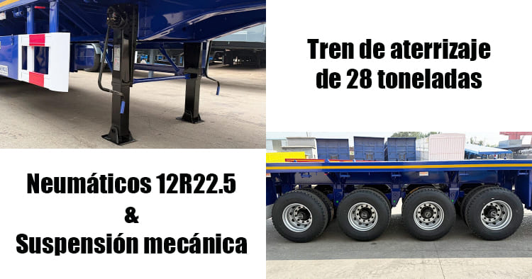 Trailer Con Plataforma Plana Para Trailer 4 Ejes en Argentina