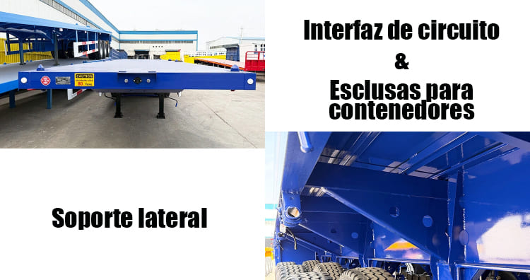 Trailer Con Plataforma Plana Para Trailer 4 Ejes en Argentina