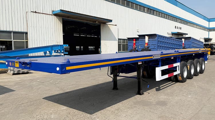 Trailer Con Plataforma Plana Para Trailer 4 Ejes en Argentina