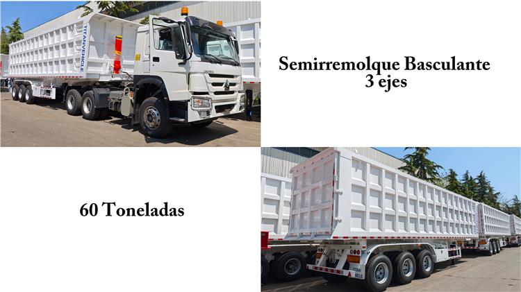 Semirremolque Basculante 3 Ejes Bañera Chatarrera Cereal Nuevos