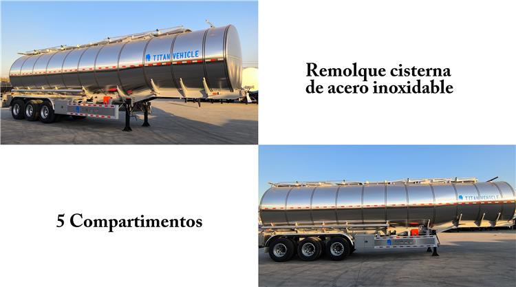 Se Vende Remolque Cisterna De Acero Inoxidable En Venezuela - Cisterna De Gasolina