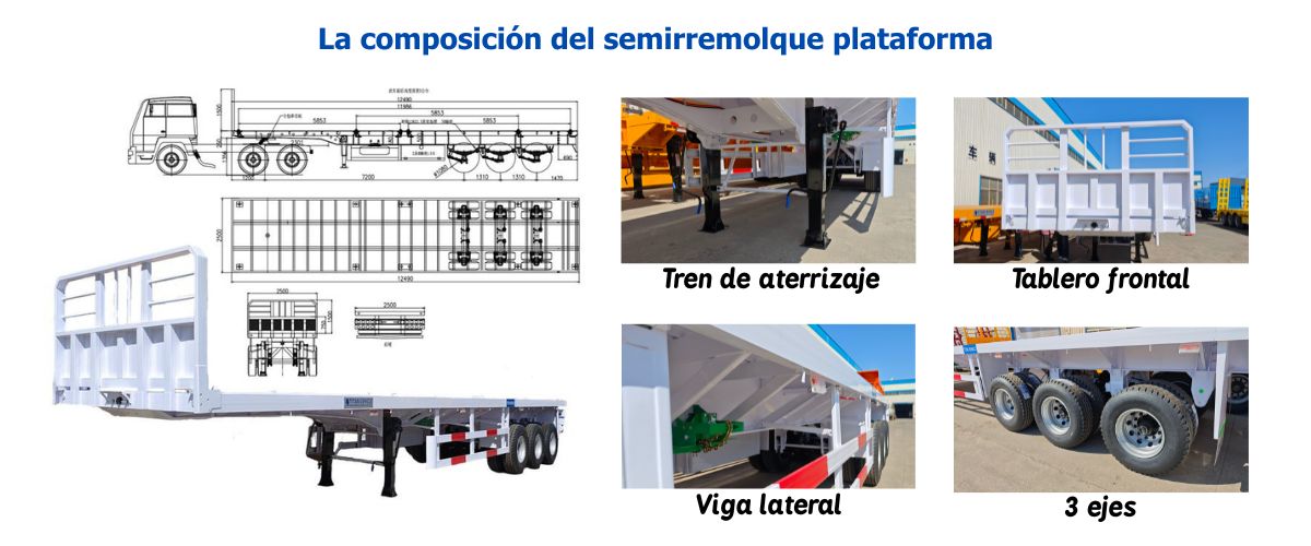 Semirremolque Plataforma De Trailer Precio