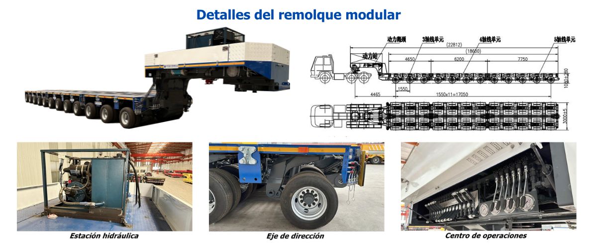 Vehículos para transporte de carga extradimensionada