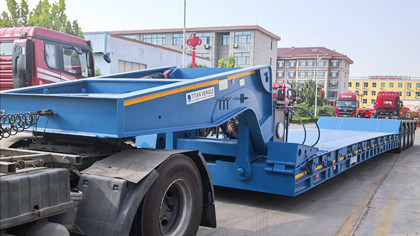 Cama baja lowboy de 3/4 ejes