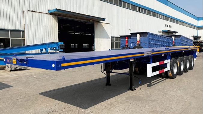 Plataforma Plana Para Trailer 4 Ejes