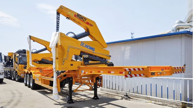 Sideloader Remolque Para Carga Lateral de Contenedor 